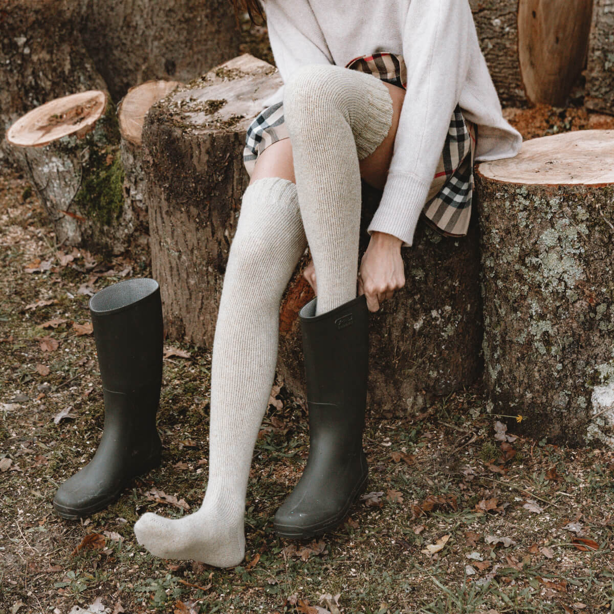 Calze MUK LUKS Donna - Pacco Da 3 Paia Sopra Il Ginocchio Calze MUK LUKS Donna - Pacco Da 3 Paia Sopra Il Ginocchio