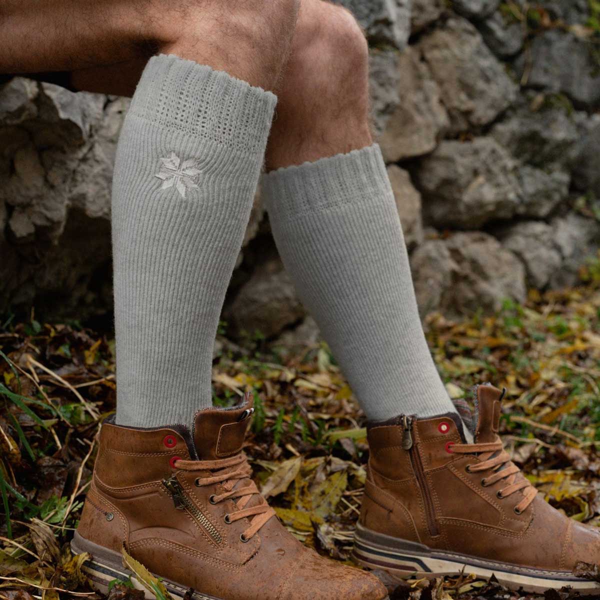 Calze al Ginocchio Charcoal (2 Paia)