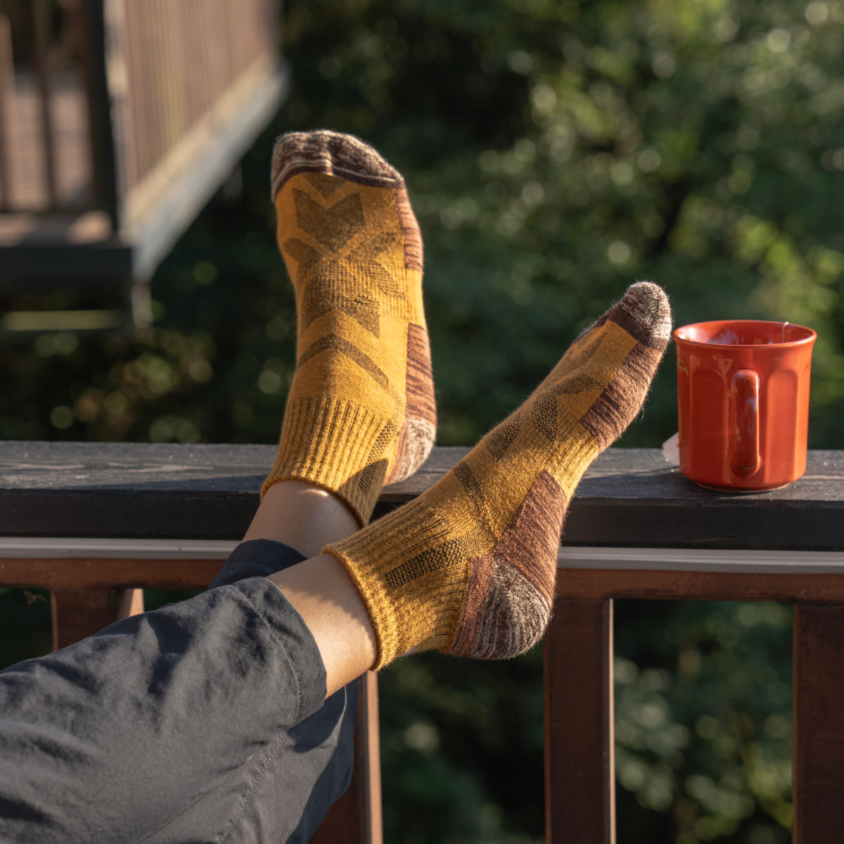 Hiking - Giallo - Calzini bassi (1 paio)