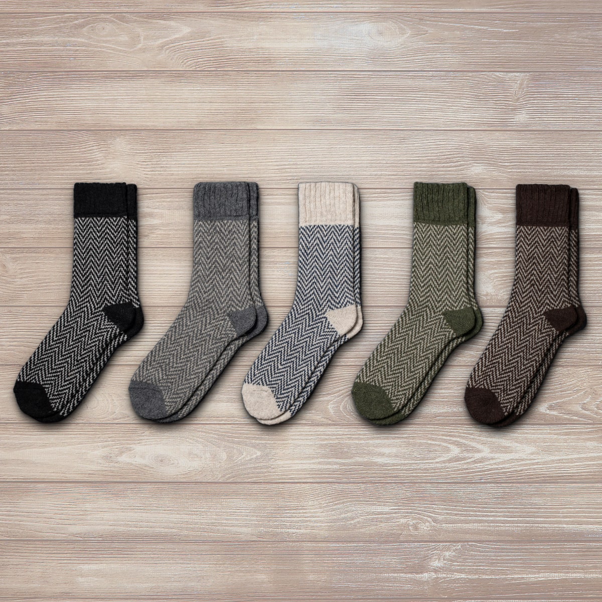 Calzini In Lana Merino 100% Rythym Per MTB, Blu Navy, Traspiranti Con Canali Di Ventilazione